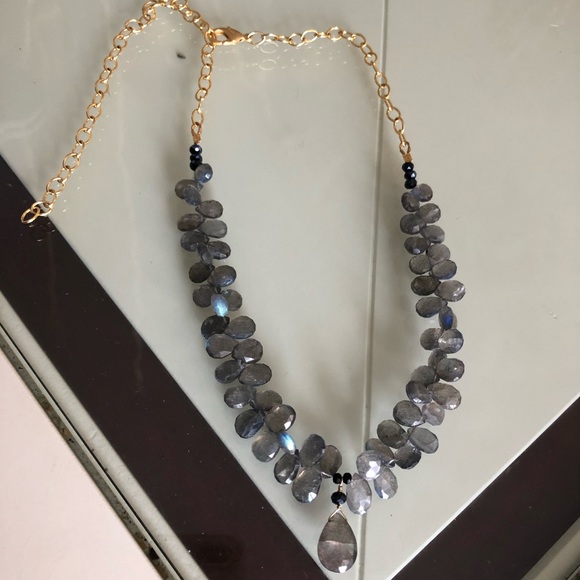 COPY - Labradorite Semi Precious Necklace - Picture 4 of 5